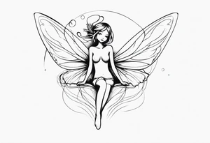 Small Fairy full body tattoo idea