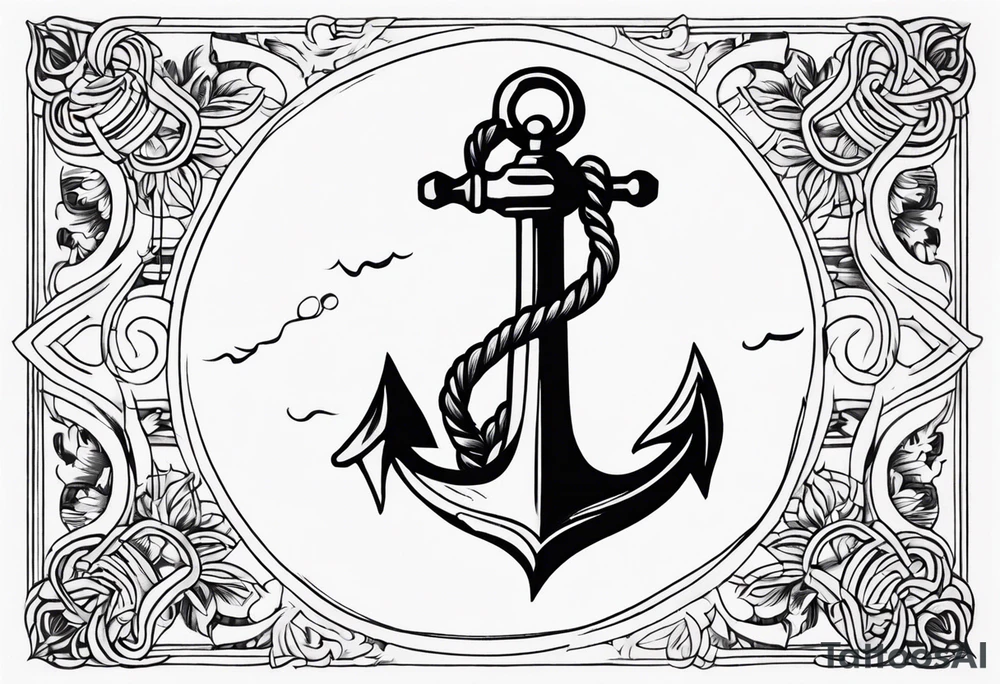 anchor tattoo idea