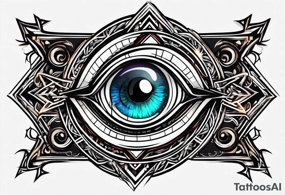 cybersigil eye tattoo idea
