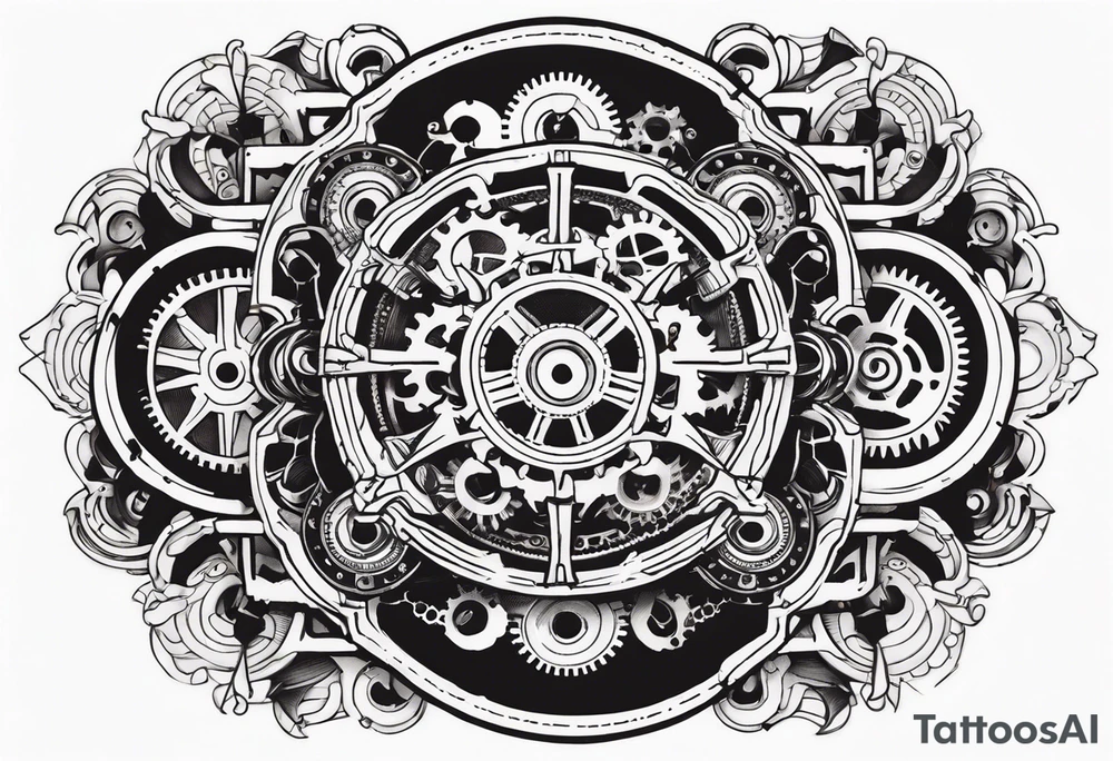Steampunk Gear tattoo idea