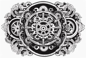 Steampunk Gear tattoo idea