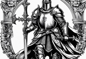knight, crusader tattoo idea