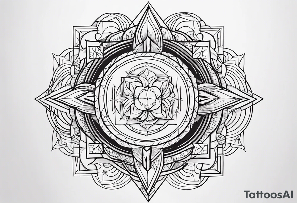 minimal christian tattoo idea
