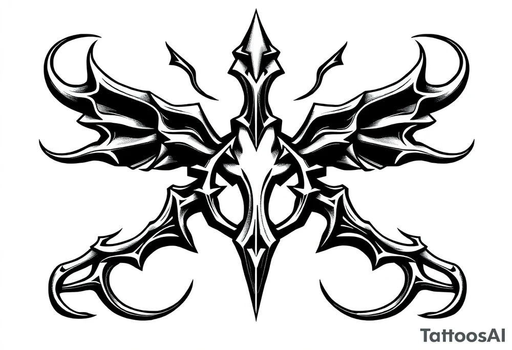 999 symbol for men tattoo idea