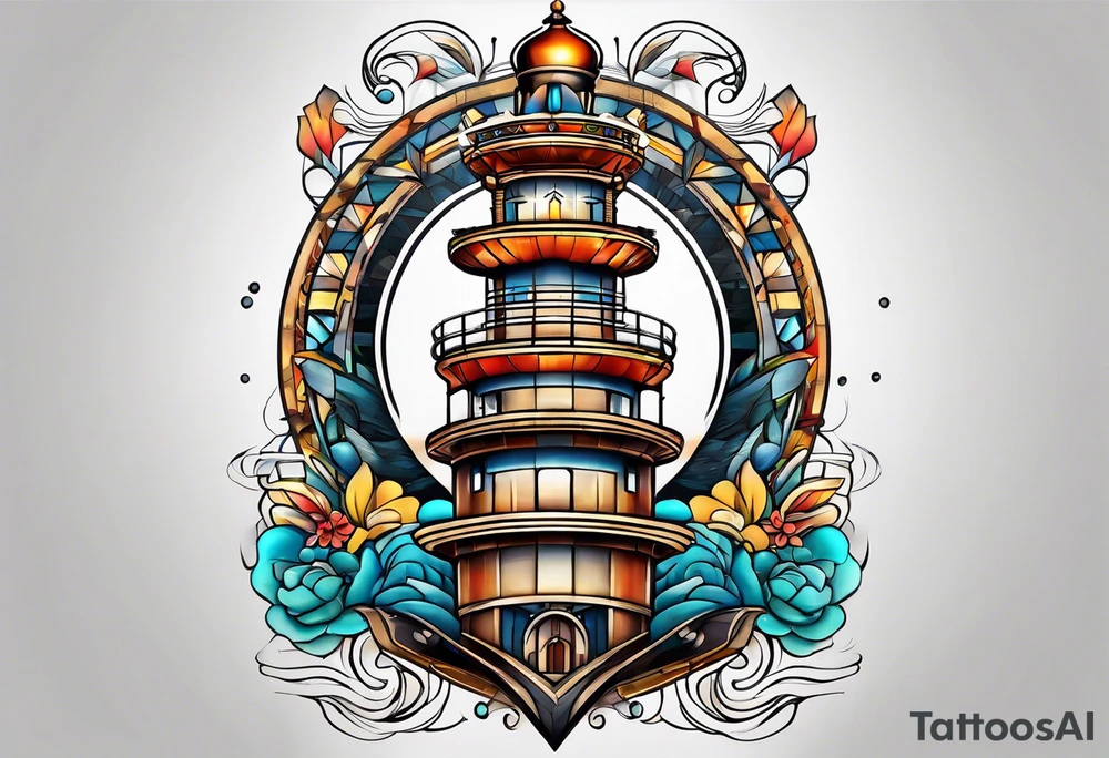 helical pier on knee tattoo idea