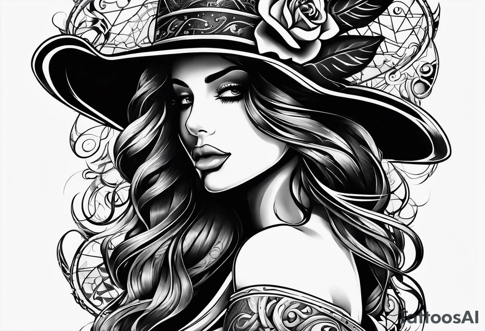 rock n roll tattoo idea