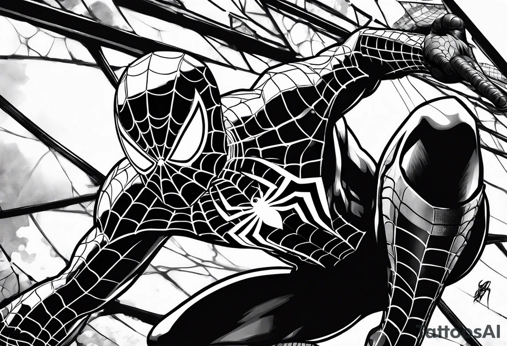 Spiderman in medic war battlefield gear tattoo idea Spiderman in medic war battlefield gear tattoo idea