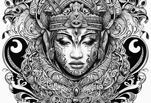 Te Moko with Croatian and Northern Irish influences tattoo idea