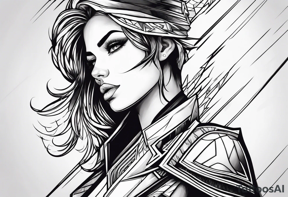 lightning tattoo idea