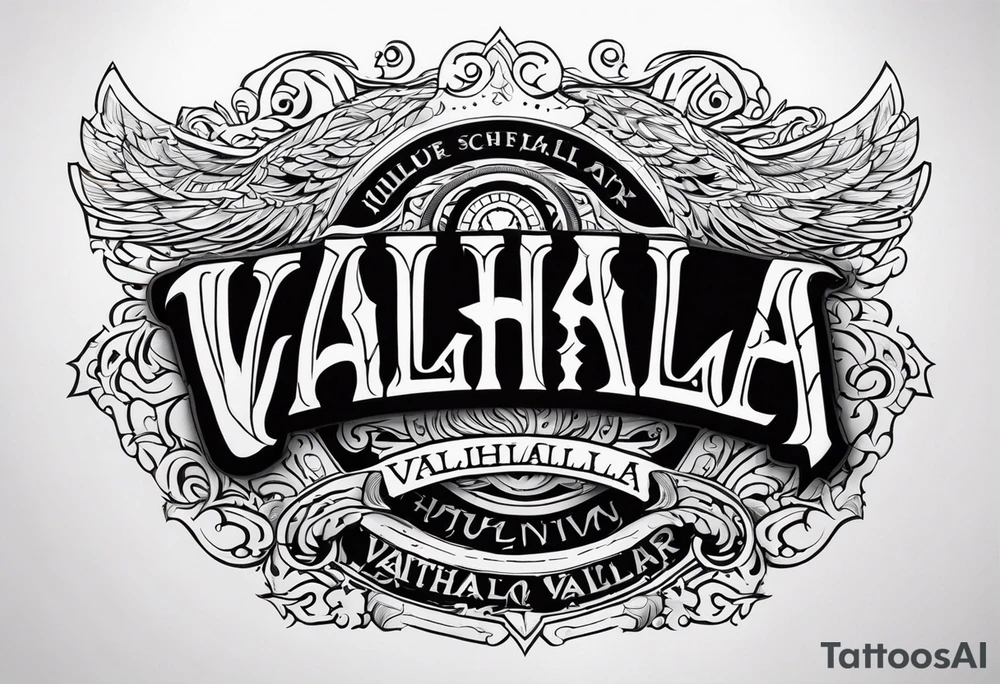 Valhalla tattoo idea