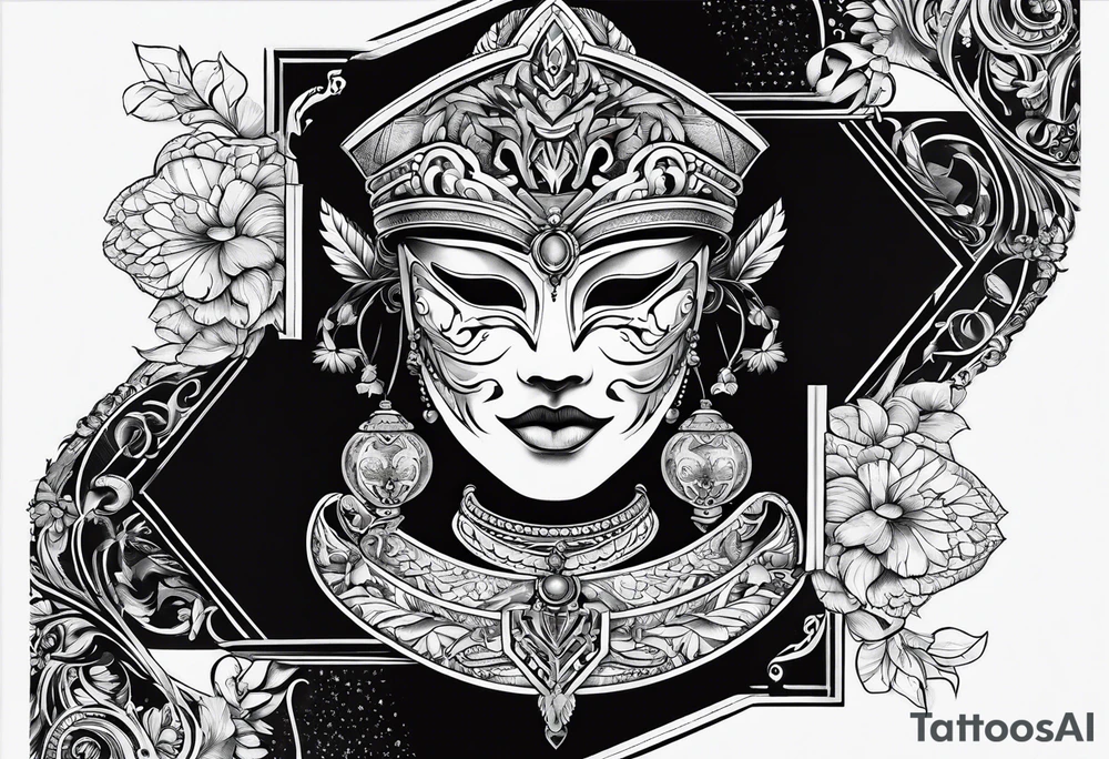 v mask tattoo idea