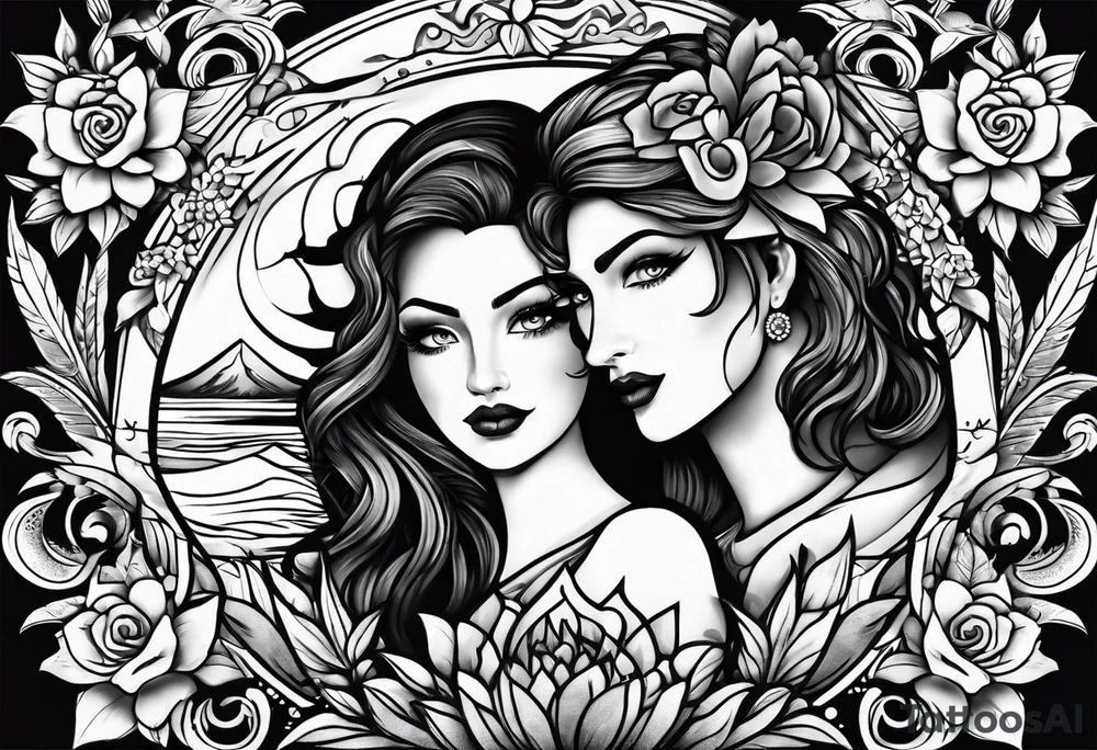 Mom dad family hold habd tattoo idea