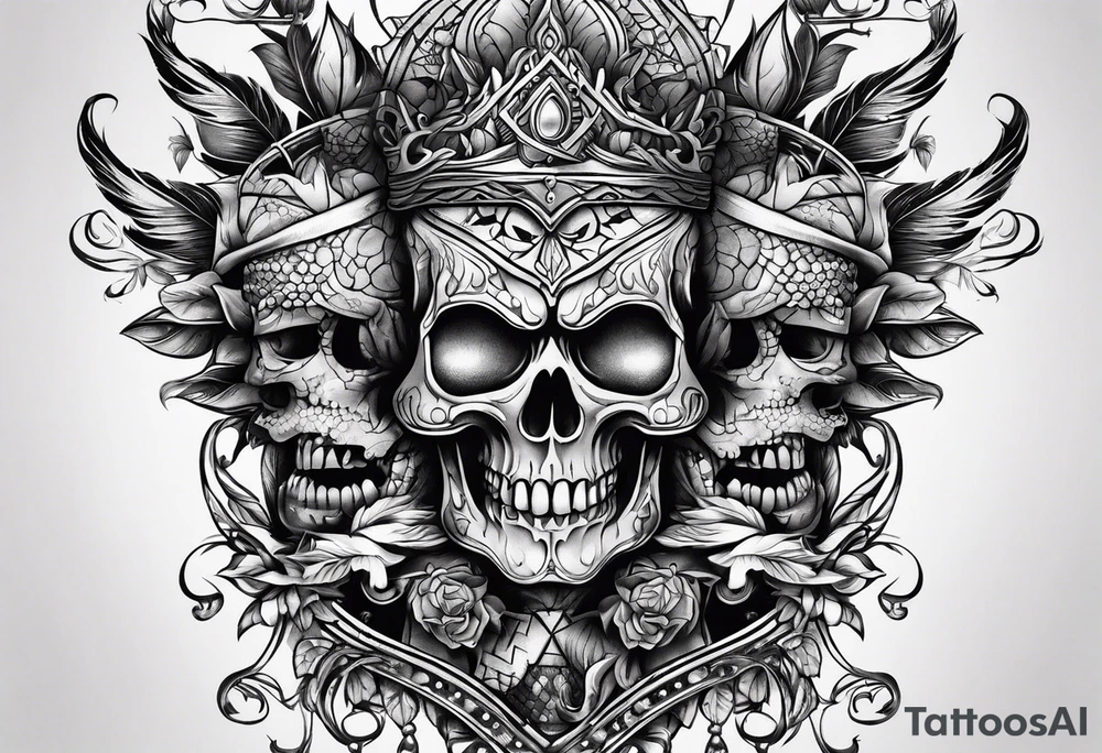 Crossing fingers tattoo idea