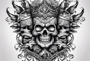 Crossing fingers tattoo idea
