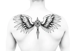 Angel alas tattoo idea