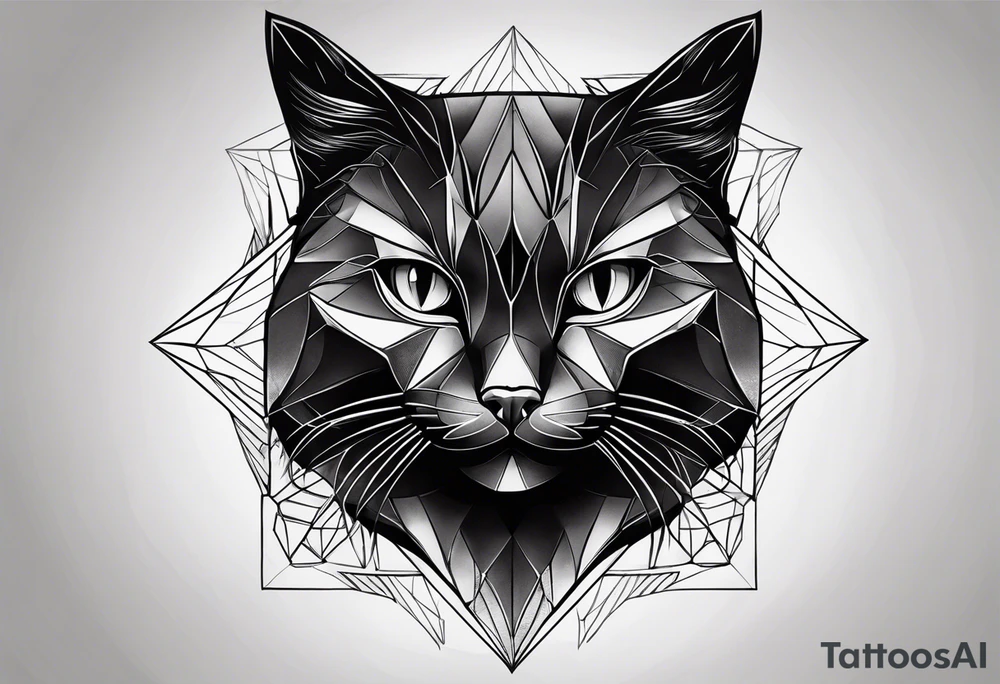 Black Cat tattoo idea