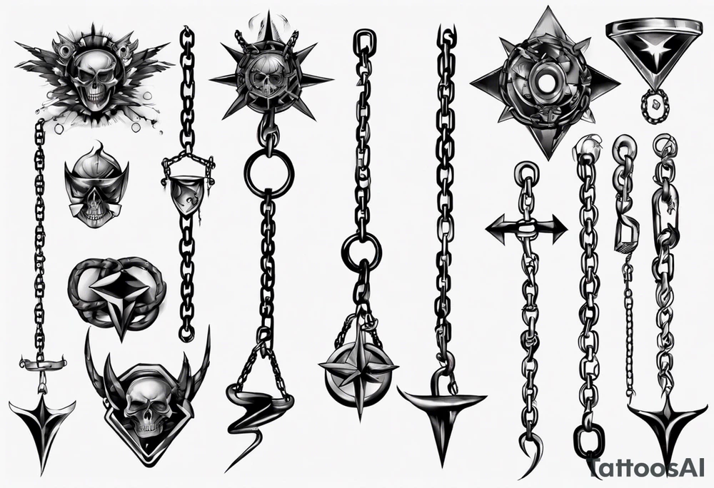chains tattoo idea