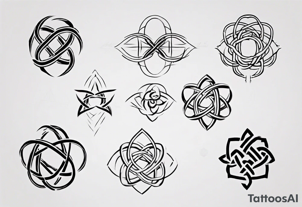 Prime knot 6,1 but very simple and clean tattoo idea