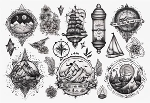 not all who wander are lost tattoo idea
