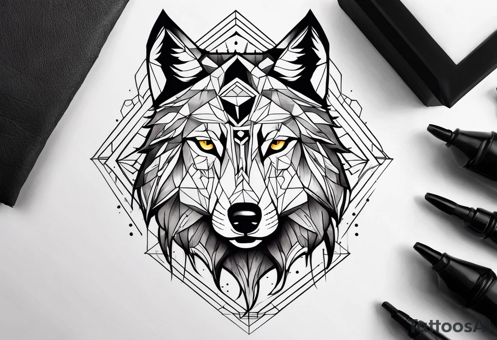 Wolf tattoo tattoo idea