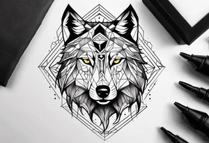 Wolf tattoo tattoo idea