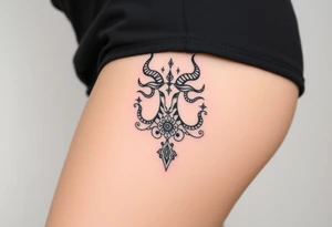 Tarot, the lovers, zodiac, Taurus ,witchy, Norse ,viking, hecate tattoo idea