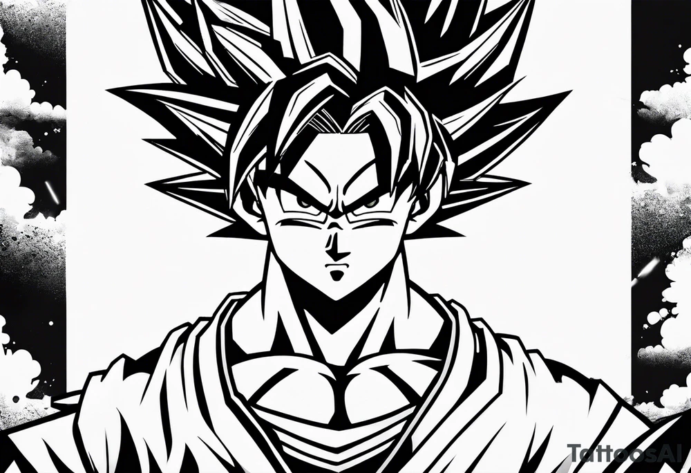 Son goku tattoo idea