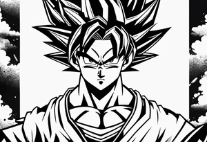 Son goku tattoo idea