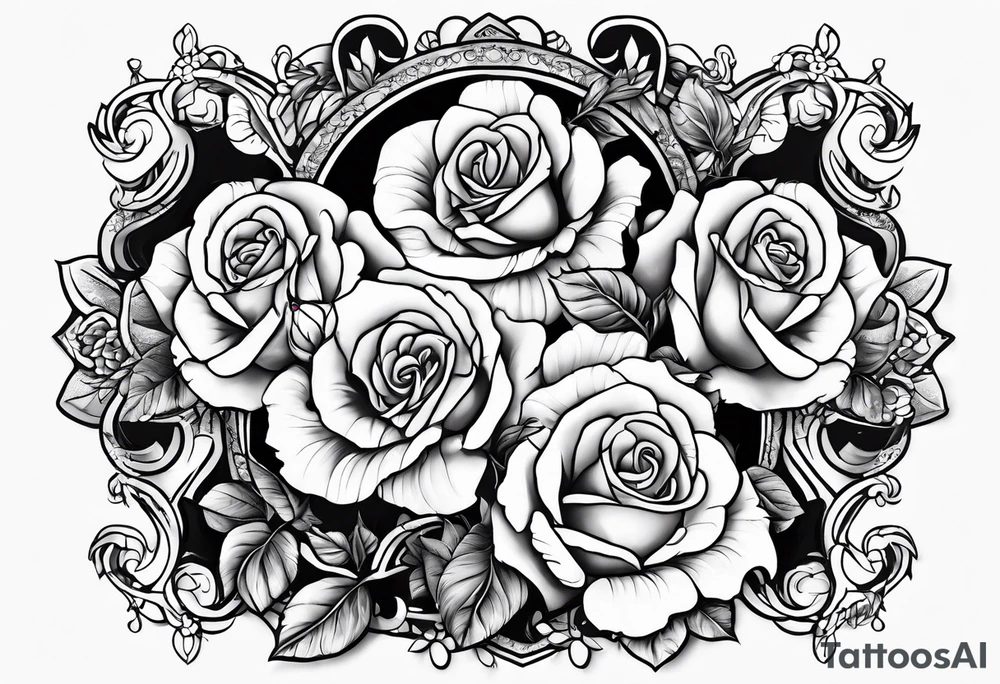 The name “Abel” surrounded by roses tattoo idea The name “Abel” surrounded by roses tattoo idea