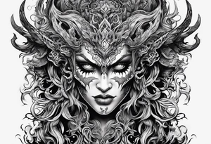 Demon stealing my soul tattoo idea