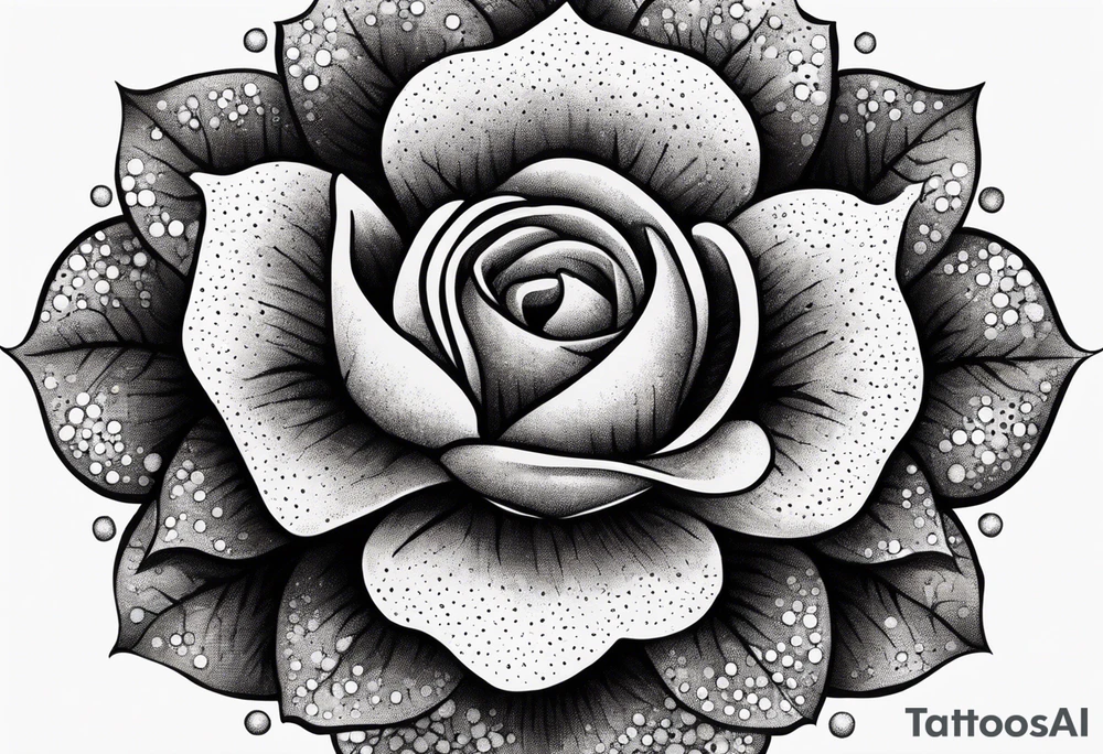 Tudor rose cygel tattoo idea