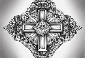a cross on my forearm tattoo idea