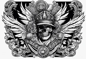 American history with famous photos from throughout American history tattoo idea