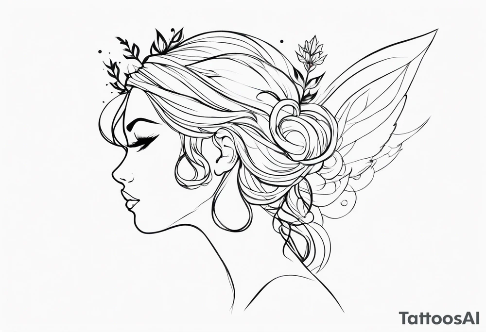 Fae profile tattoo idea