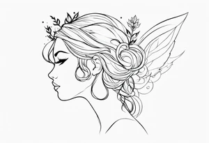 Fae profile tattoo idea