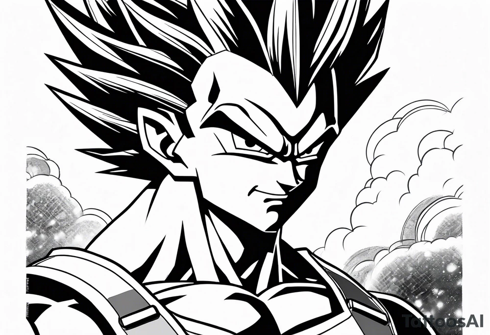 Kid vegeta tattoo idea
