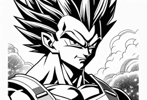 Kid vegeta tattoo idea