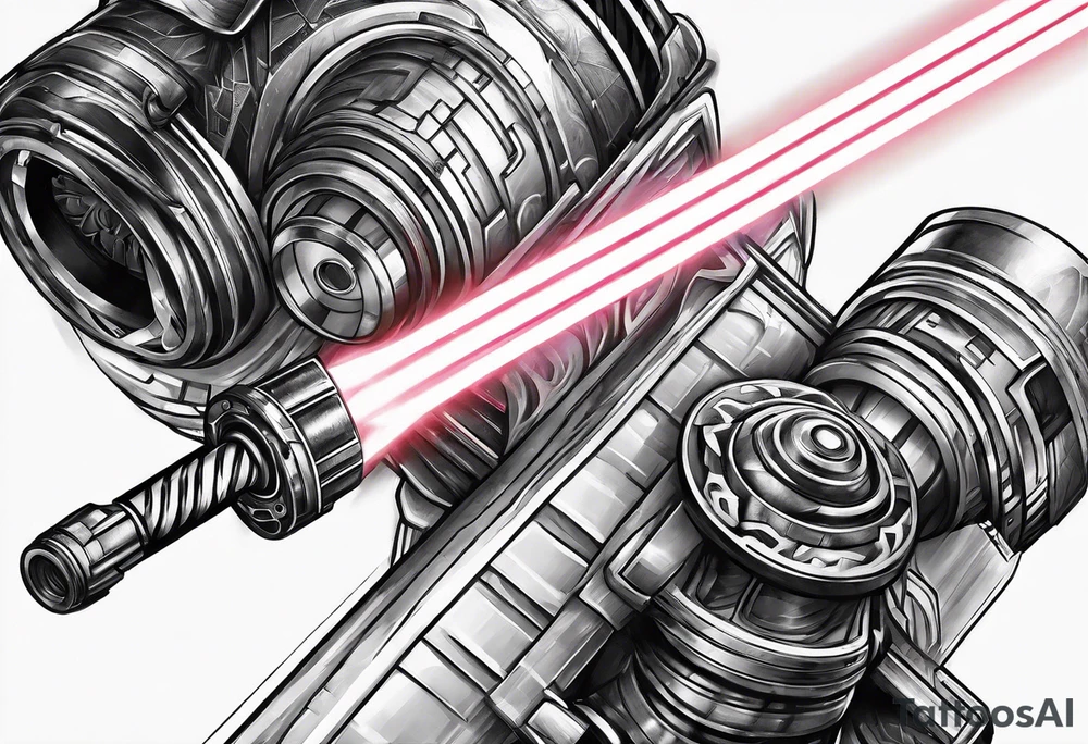 starwars light saber tattoo idea