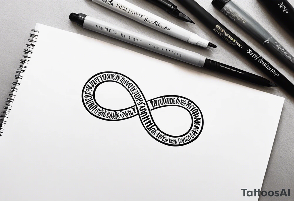 An infinity symbol with Proverbs 10:22 centered underneath. tattoo idea An infinity symbol with Proverbs 10:22 centered underneath. tattoo idea