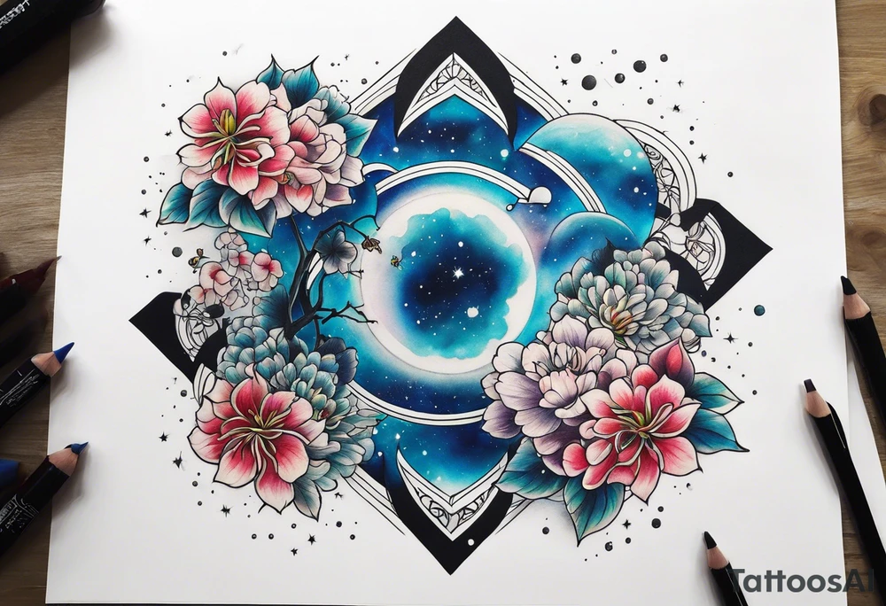 Nebula tattoo idea