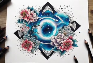 Nebula tattoo idea