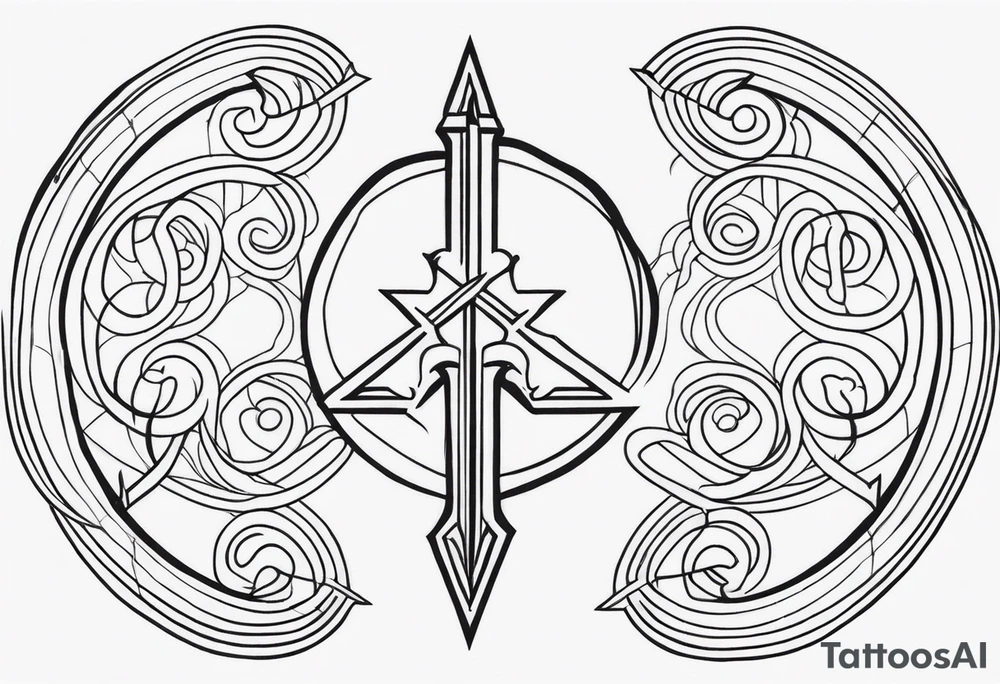 Gemini symbol tattoo idea