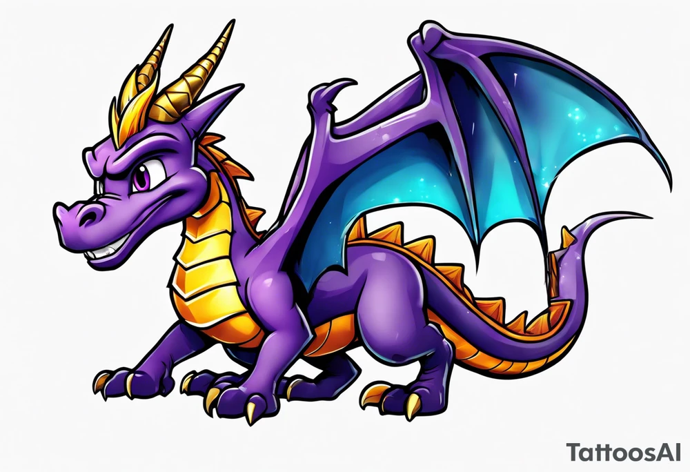 Spyro the dragon tattoo idea