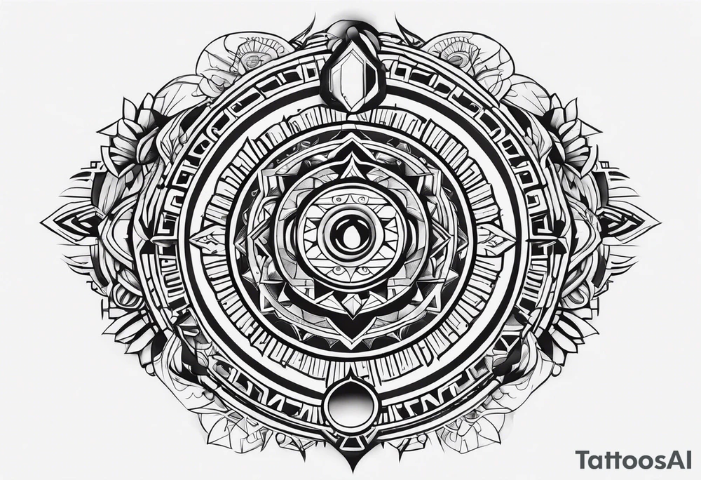 symbol of shamanism tattoo idea