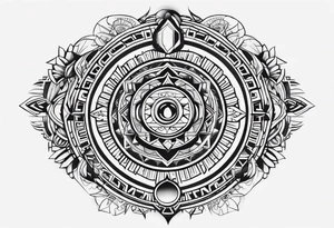 symbol of shamanism tattoo idea