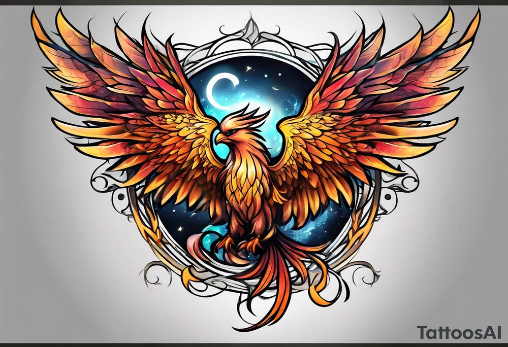 phoenix tattoo idea