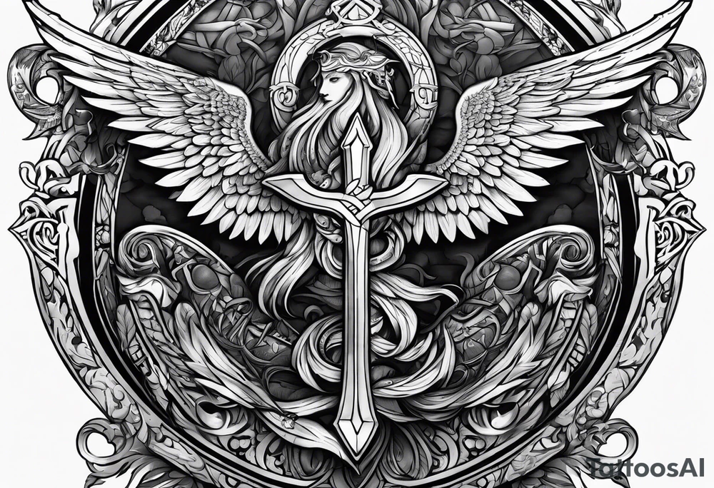 staff of caduceus tattoo idea