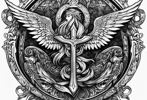 staff of caduceus tattoo idea