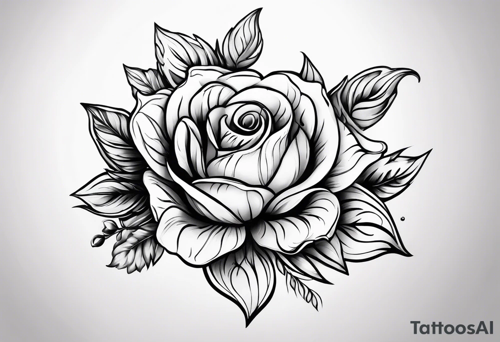 ramo de lirio tattoo idea