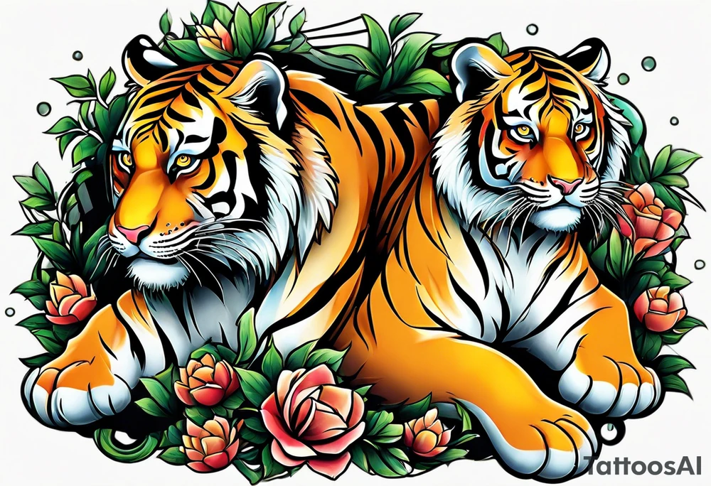 Tiger & Cubs tattoo idea